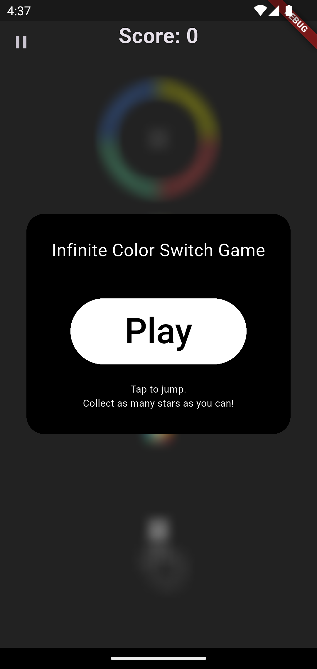 Flutter Flame Game Screenshot